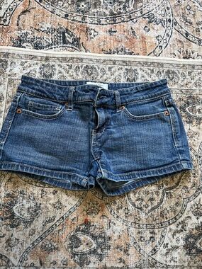 Vintage Aeropostale Blue Denim Micro Jean Mini Shorts